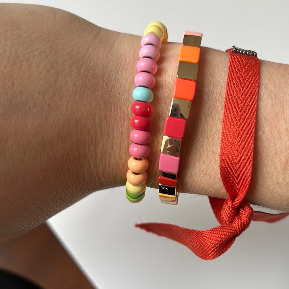 Roxanne Assoulin rainbow bracelet duo- new and never worn